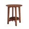 Alaterre Furniture Monterey 20" Round Mid-Century Modern Wood End Table, Warm Chestnut ANMT0170 - alternate 1
